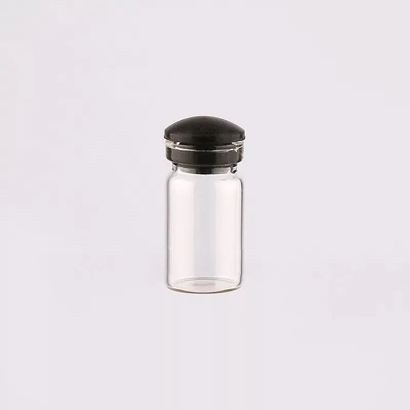20pcs 0 .5ml Mini Glass Bottles Empty Sample Jars with Plastic/ Silicone /Cork Stoppers for DIY Craft Decoration Storage bottle |