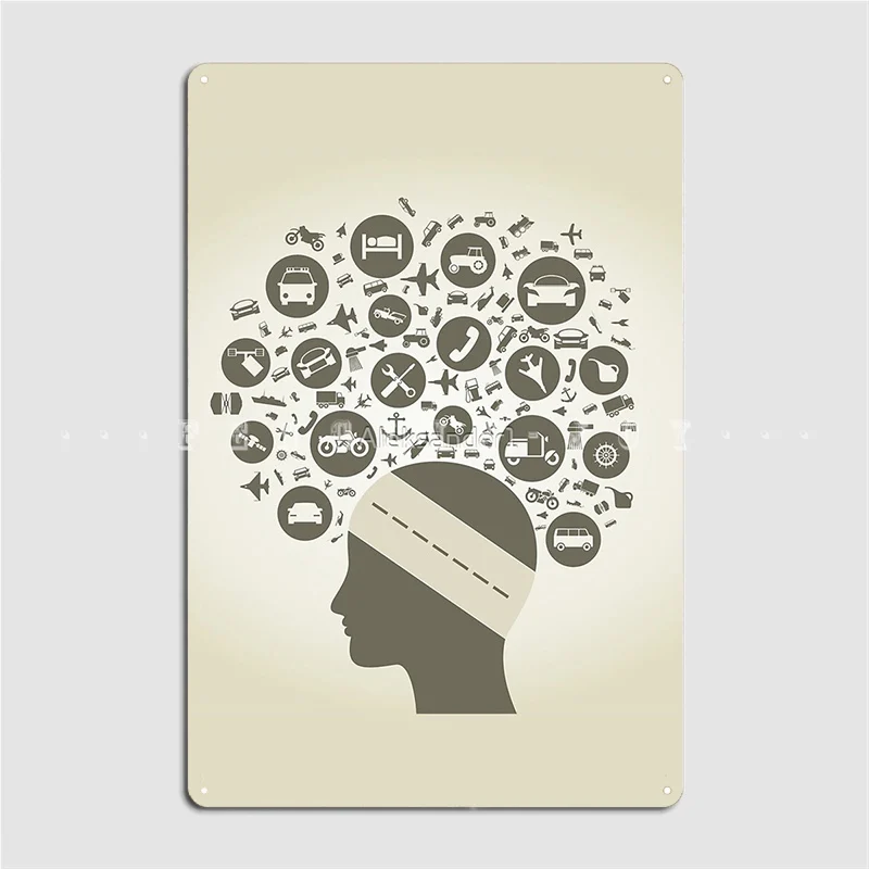 

Головка автомобиля металлический знак кинотеатр украшение для кухни гараж кухонный жестяной знак плакат