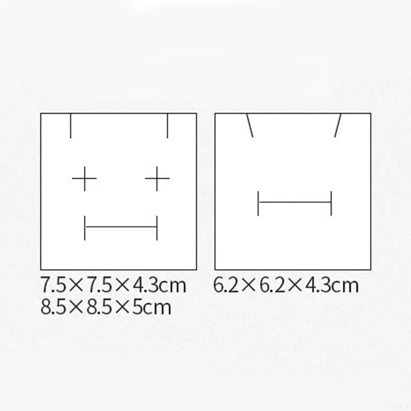 

Fashion Jewelry Box Necklace Bracelet Earrings Ring Packaging Box Paper White Bowknot Storage Gift Boxes Jewelry Accessories