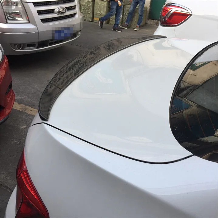 Спойлер из углеродного волокна для F10 F18 2012 2015 P4 dJKS спойлер BMW M5 520 525 528 535|Спойлеры и