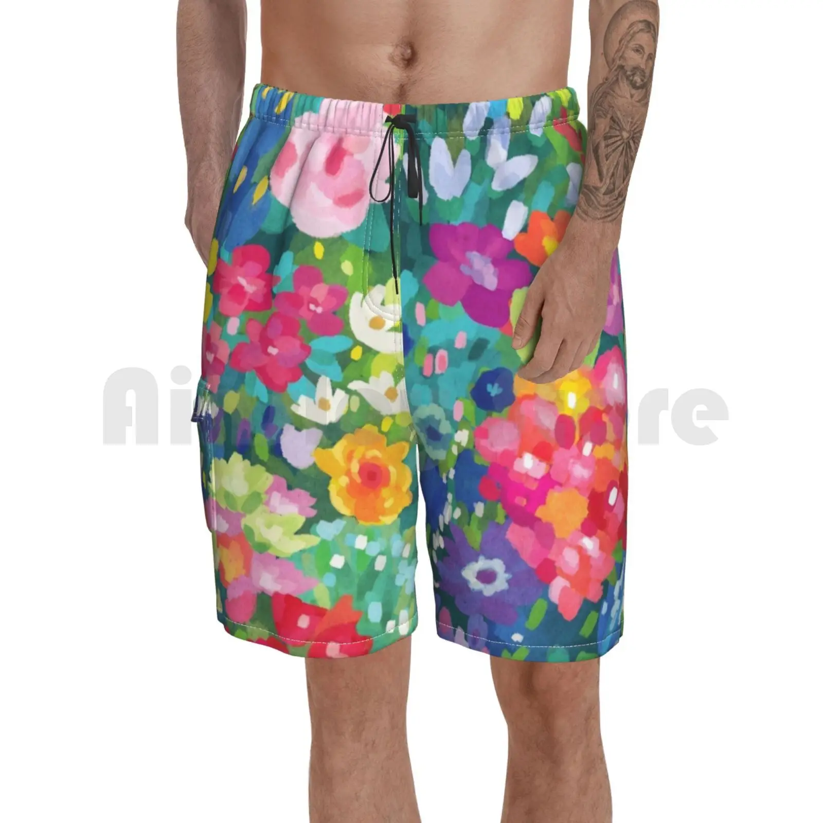 

Florals...for Spring Beach Shorts Men Beach Pants Swimwear Floral Floral Pattern