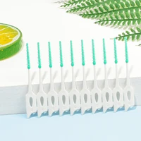 y kelin 100pcs set silicone interdental brushes super soft dental cleaning brush teeth care floss toothpicks oral tools