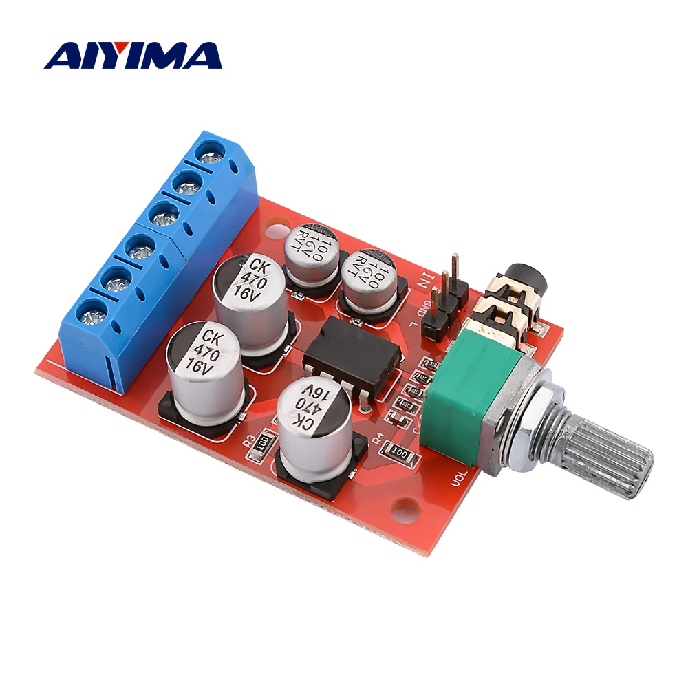 Усилитель звука AIYIMA TDA2822 звуковая плата 2 0 стерео усилитель мощности с