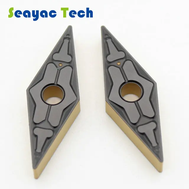

10pcs high quality Double color coating VNMG160404 Tungsten Carbide Cutting Inserts For Processing harded steel