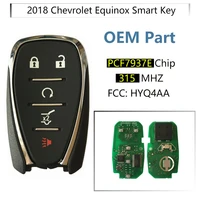 cn014052 aftermarket 5 button smart key for 2018 chevrolet equinox with hatch buton 315mhz pcf7937e hyq4aa 13584498 without logo