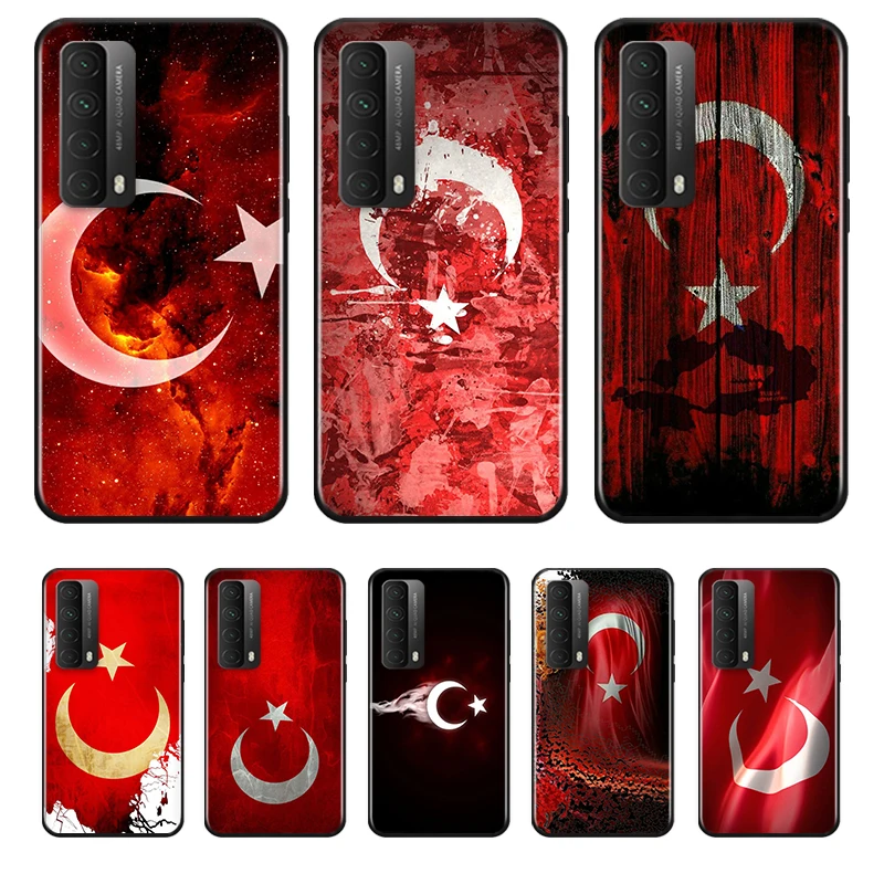 

Turkey Flag Art For Huawei Y9A Y9S Y9 Y8P Y8S Y7A Y7P Y7 Y6 Y6P Y6S Y5P Y5 Prime Pro 2019 2020 Black Soft Phone Case