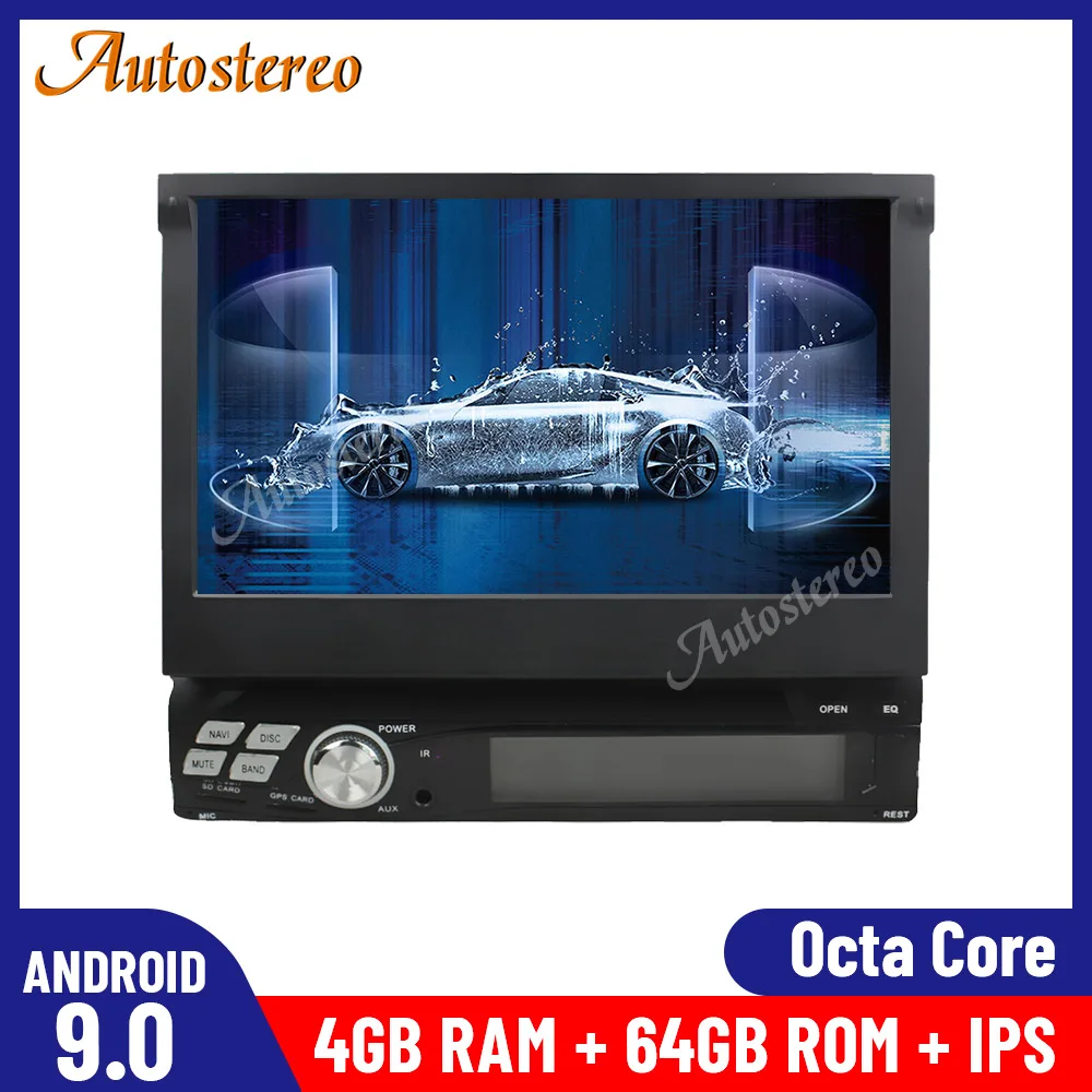 7 дюймов складной Android 9 0 автомобиля GPS навигации для VW/Toyota/Nissan/Ford/KIA/Hyundai/BMW 1 Din радио