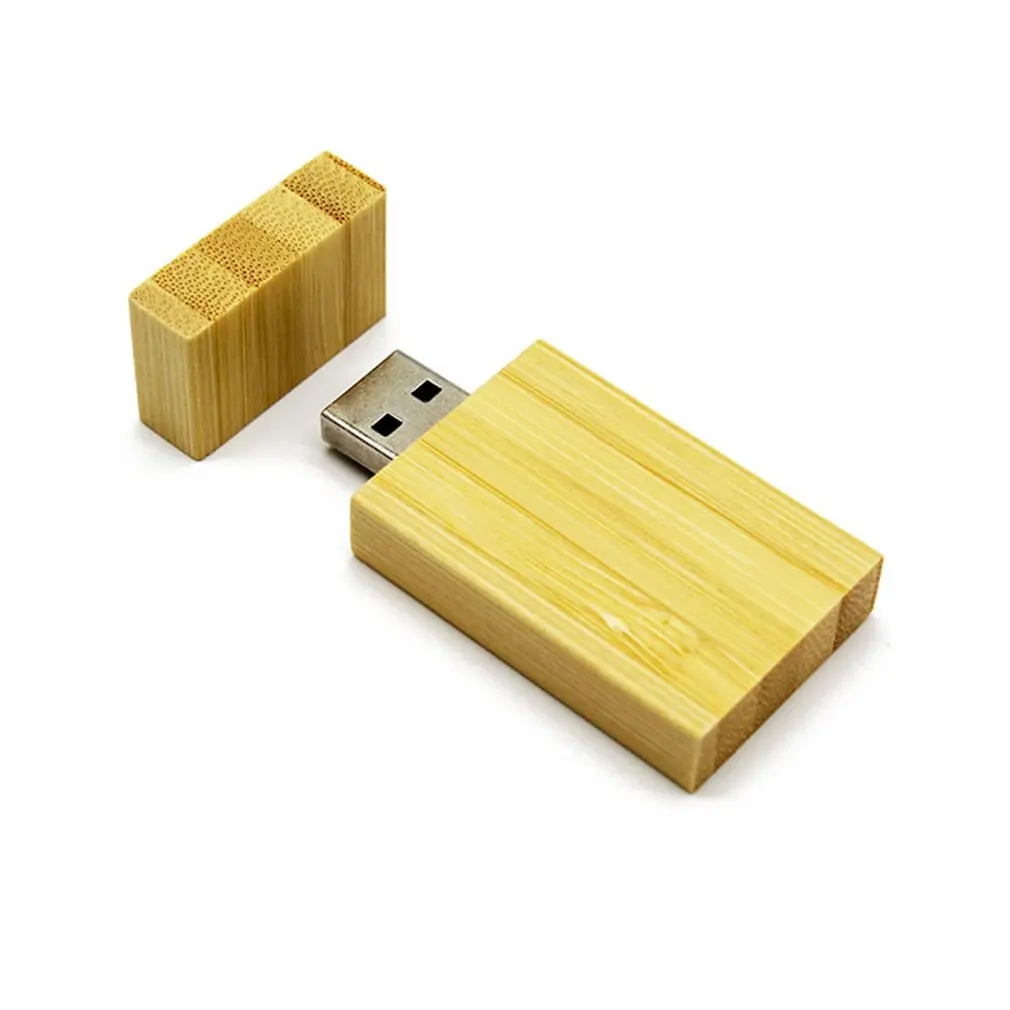 Натуральный Бамбук USB 2 0 флэш накопители карта памяти Ручка большой палец U диск