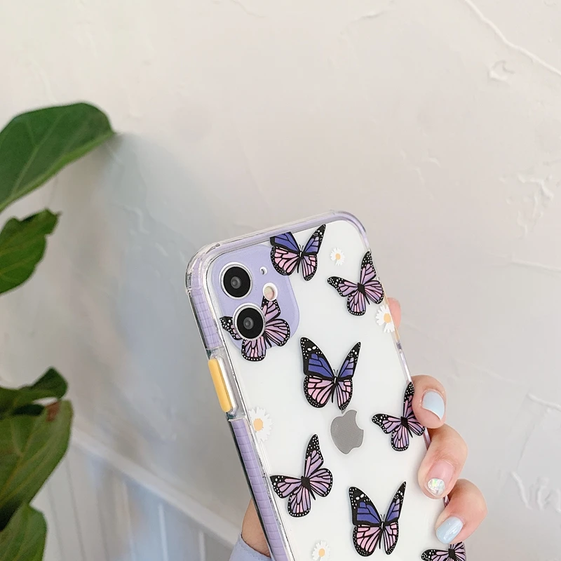 Чехол-накладка для iPhone 13 13pro 12 11 Pro Max X XR XS 8 7 Plus из ТПУ с защитой камеры | Мобильные