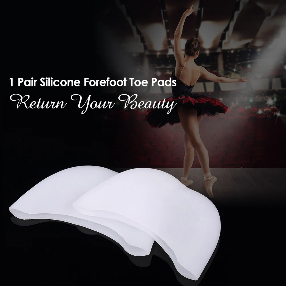 2 шт. силиконовые вставки для передней части стопы|Инструмент ухода за ступнями| |