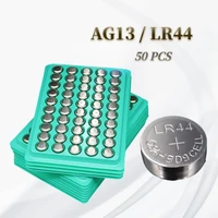 50pcs lr44 ag13 l1154 357 sr44 1 55v zinc manganese button battery watch toys and electronic products