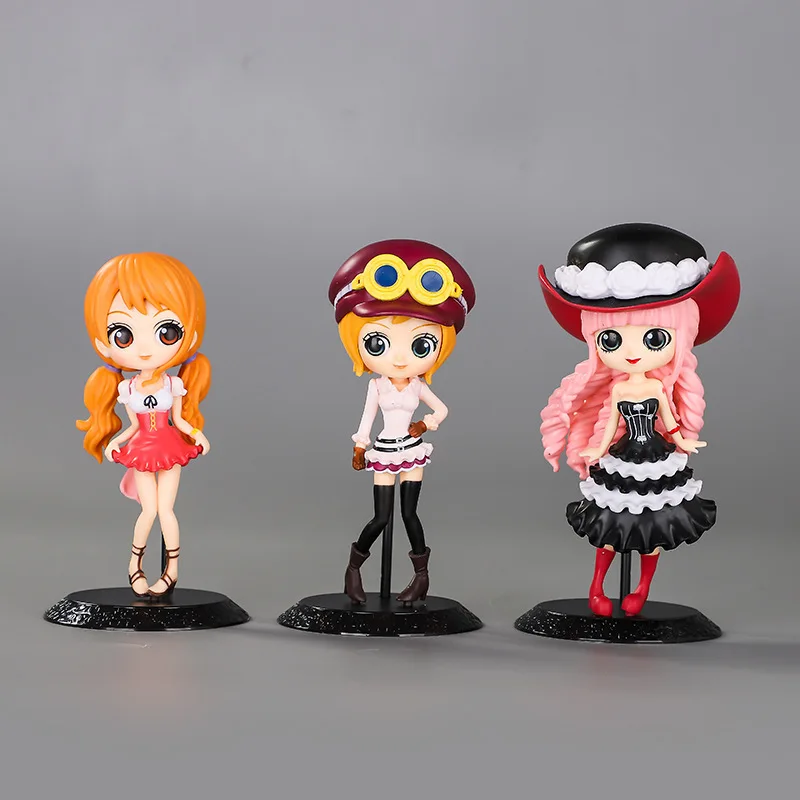 

Bandai Q Posket One Piece Petic Vol.2 Nami Koala Perona экшн-фигурка милые аниме куклы подарок Коллекционная ПВХ Модель Игрушки для девочек