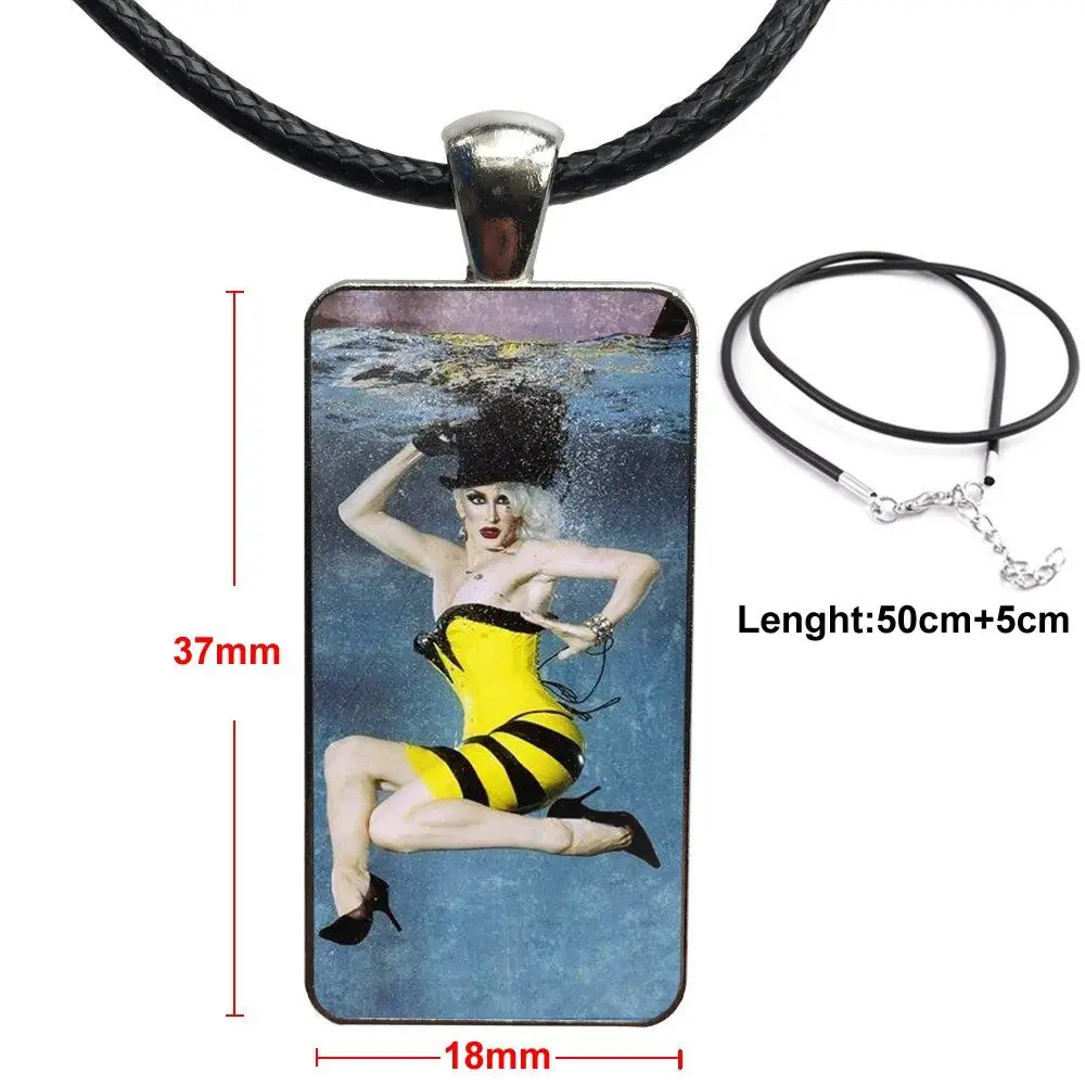 

Glass Pendant Galaxy Pendant Necklace Women Steel Plated Necklaces Jewelry For Women Gifts Boy Rupaul's Drag Race