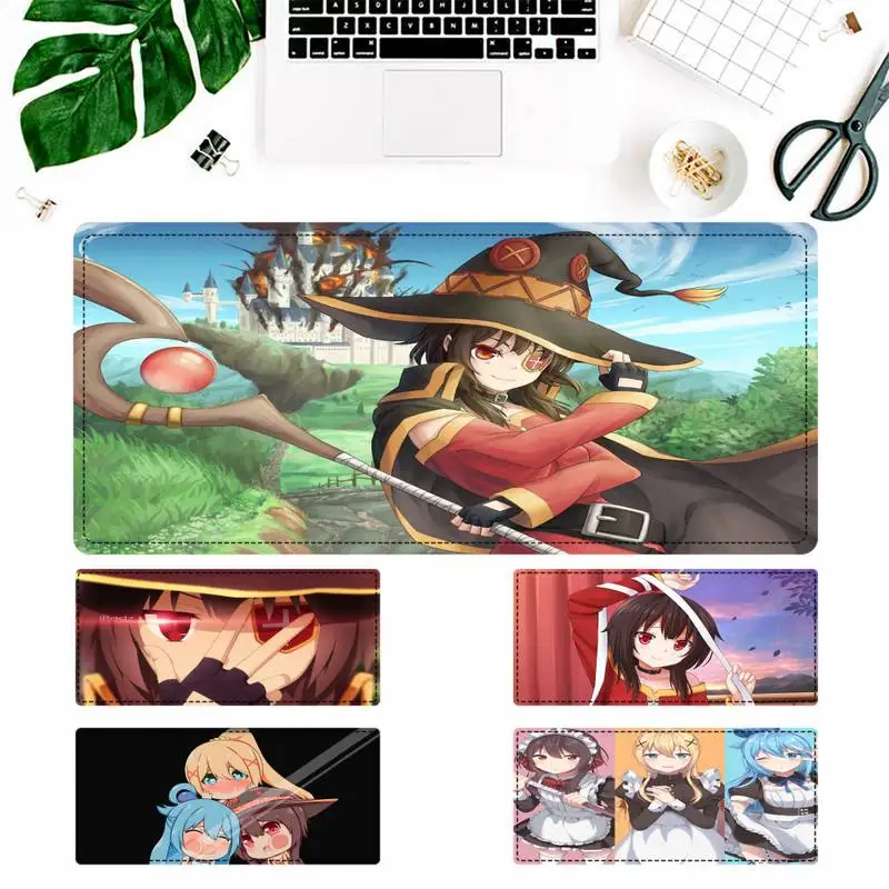

Cartoon Gods Blessing on this Wonderful World Gaming Mouse Pad Large Big Mouse Mat Desktop Mat Computer Mouse pad For Overwatch