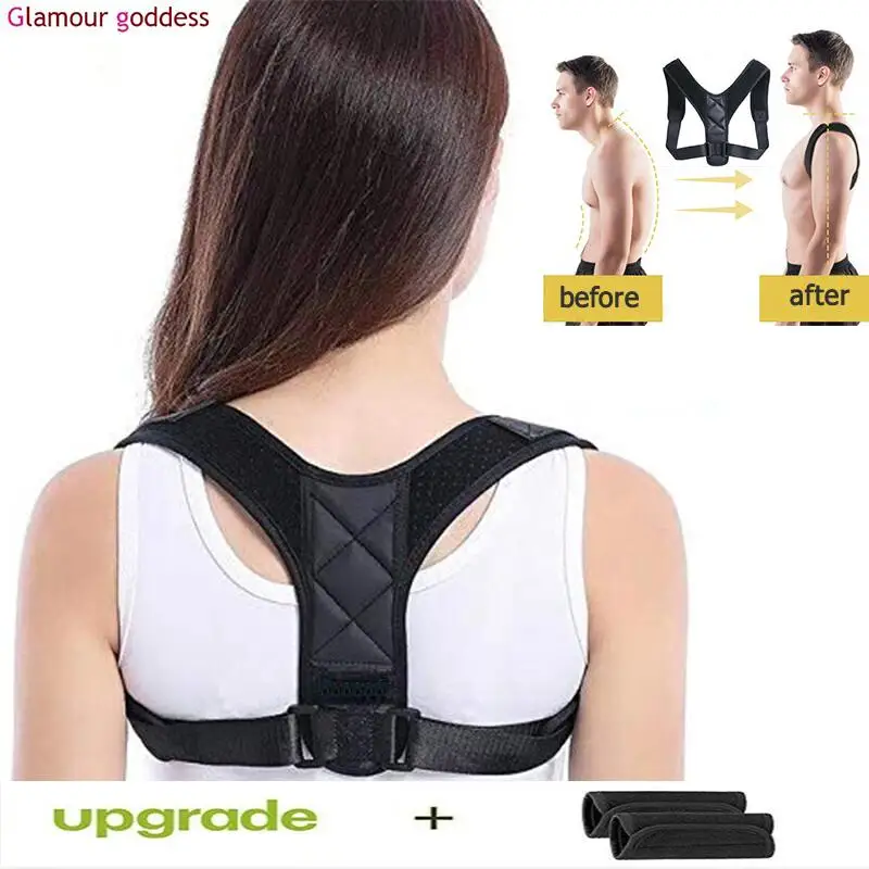 Медицинская ключица регулируемая поза корректор для мужчин/женщин пояс