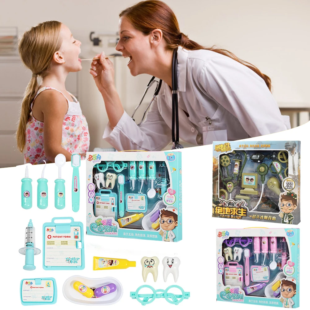 Kids Toys High-quality Lightweight Non-toxic Safe for to Play Doctor Kits Dentist Pretend PlaySet Role | Игрушки и хобби
