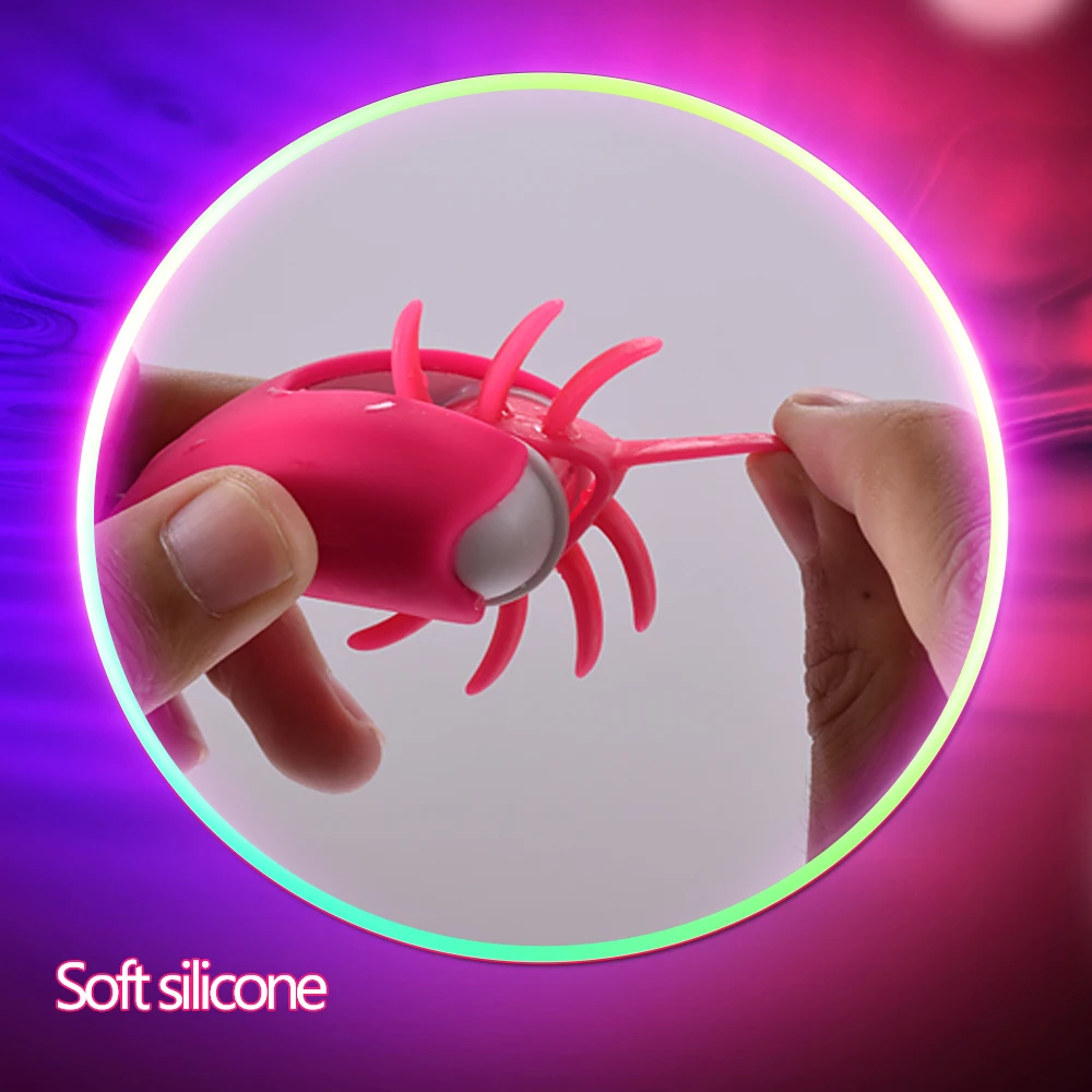 Rotation Vibrator Oral Tongue Licking Penis Vibrating Ring G-spot Massage Vagina Clitoris Stimulator Sex Toys For Women Coupl | Красота и