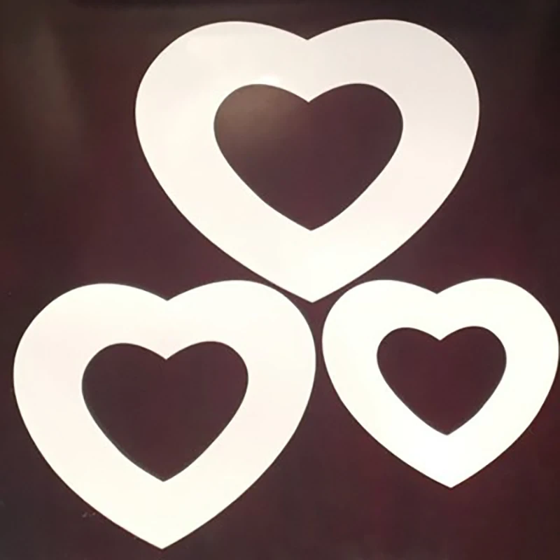 Форма для торта в форме сердца 3 шт. инструменты украшения тортов кондитерский