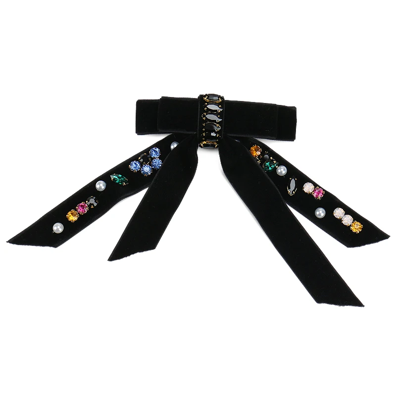 Женская бархатная повязка на голову в стиле барокко |