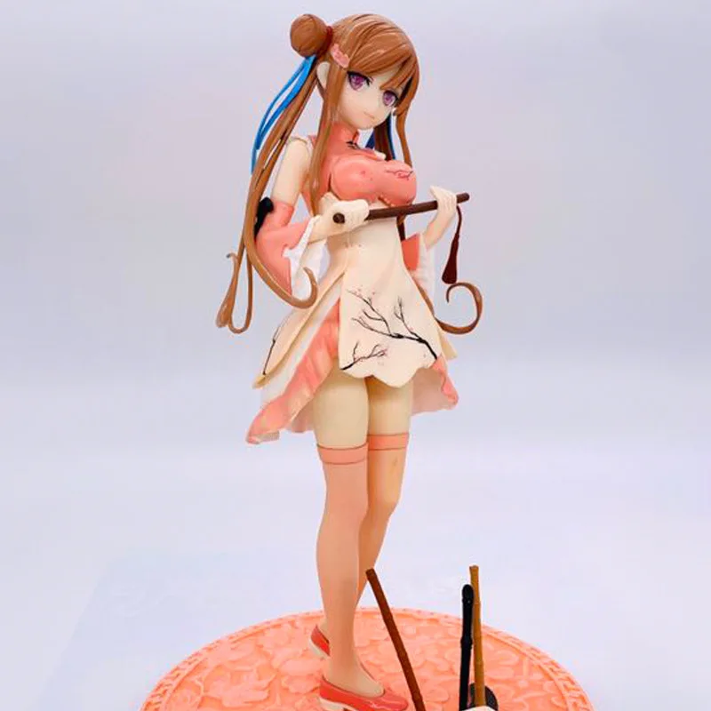 

Yanniang Fantasy Dream Chun-Mei Action Figure Anime Standing Posture PVC Sexy Girl Heterochromia Collection Model Doll Toys Gift