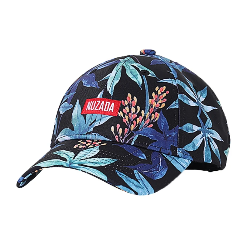 Новая мужская женская хлопковая модная бейсболка с цветочным принтом