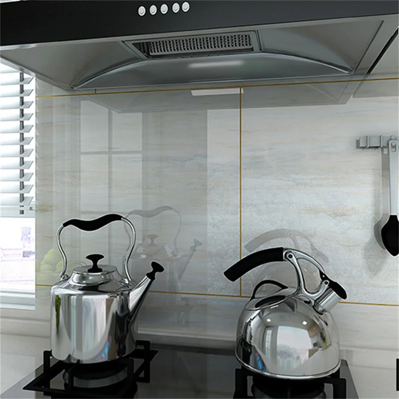 Маслостойкая прозрачная глянцевая самоклеящаяся пленка для домашней кухни