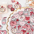 45 шт.кор. сладости наклейки с десертом креативные украшение для альбома наклейки особой формы