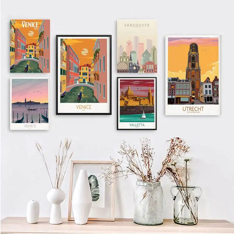 Настенное изображение на холсте декор для стен в Тоскане итальянский постер