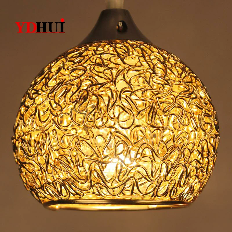 Современный потолочный светильник из кованого алюминия подвесной s винтажный