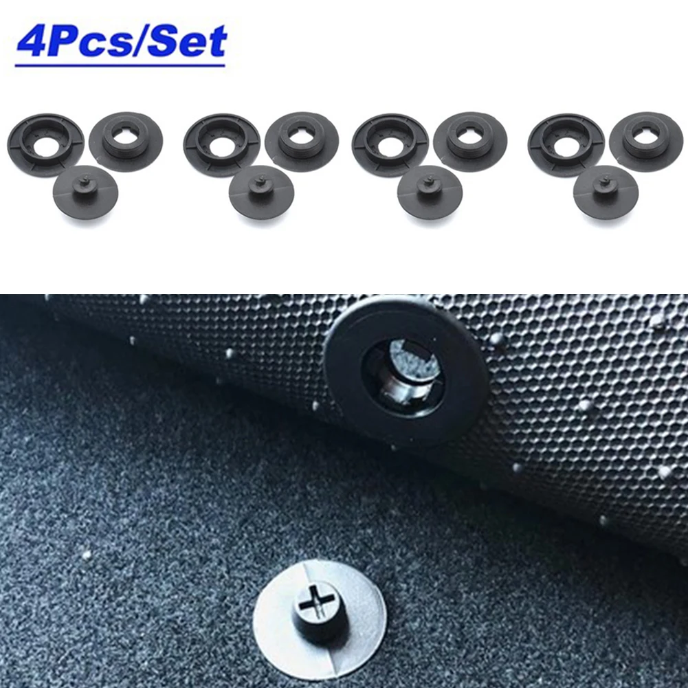 

4pc Car Floor Mat Clips Foot Mat Fixing Clip Foot Mat Fixing Clip Non-slip Fixing Buckle Fit For The Double Layer Mat