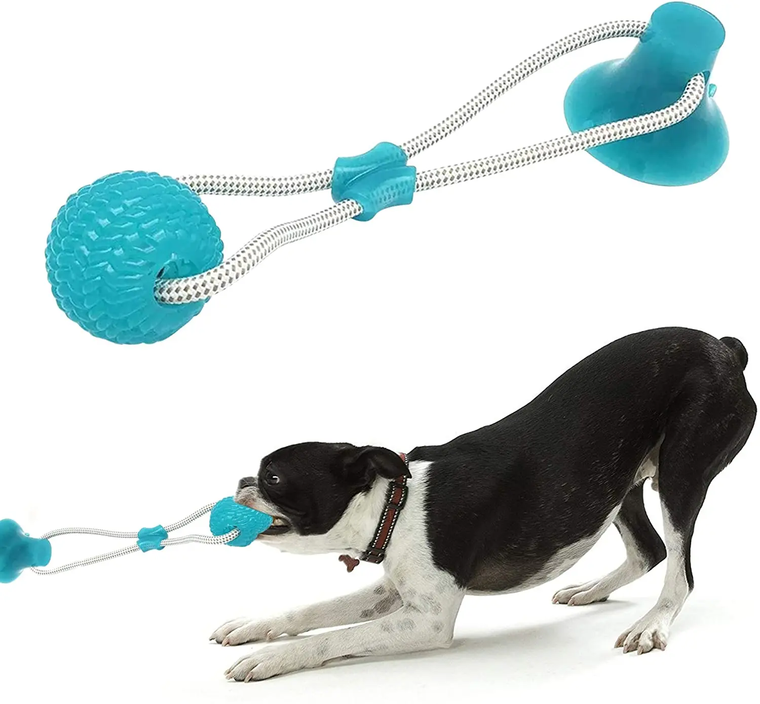 

Собака игрушки для щенка, домашних животных интерактивные всасывания чашка пуш-ап TPR мяч надувные игрушки молярная Укус игрушка эластичные ...
