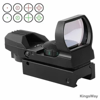 red dot sight reflex holographic scope 4 reticle tactical optics mount 20mm rails hunting accessories