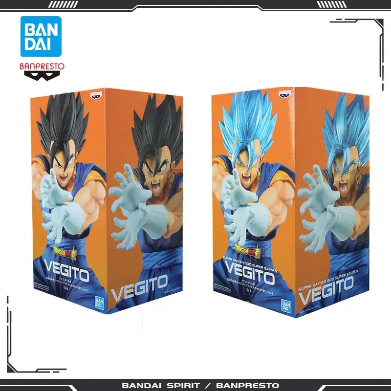 

BANDAI Original Dragon Ball super Ultimate Soldiers 20cm Vegetto Anime Figure Action PVC Model Toy Figure Gift For kids