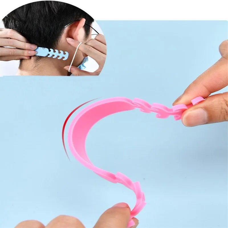 5 шт. регулируемые студенческие маски крючок защита от боли в ушах гибкие зажим