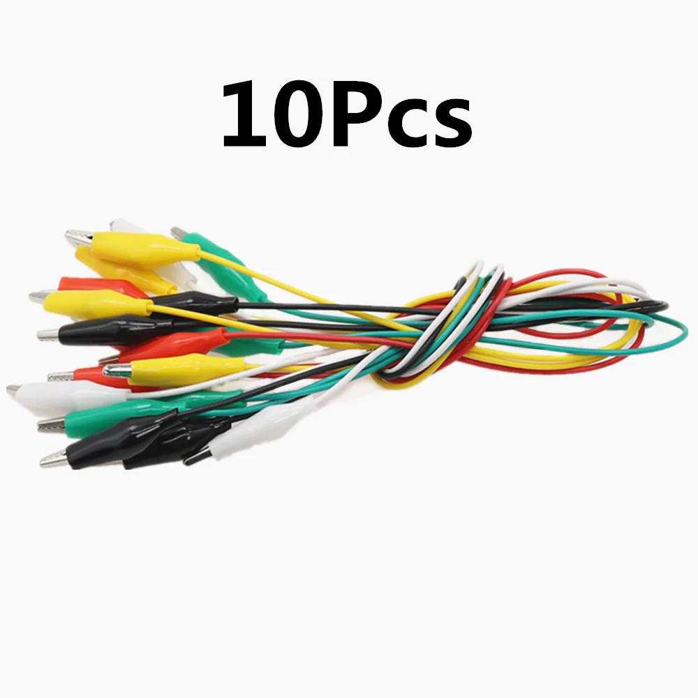 Испытательный крокодиловый зажим 35 мм длиной 50 красный зеленый синий черный