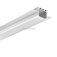 10 x 1m setslot 79mm wide t type led aluminum profile recessed wall led strip channel housing for ceiling or wall lighting