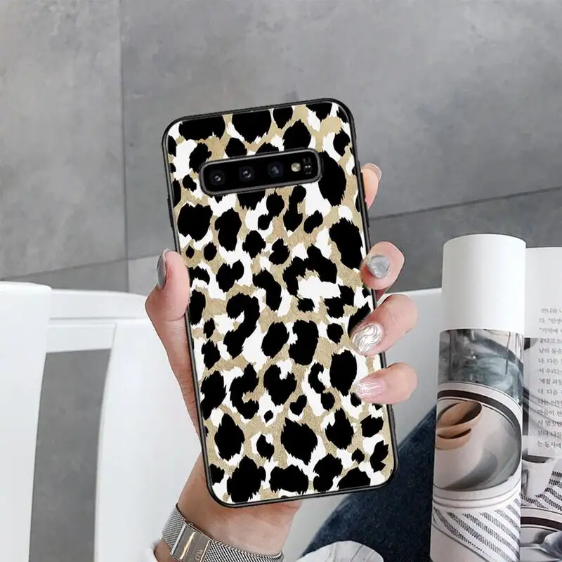 

Leopard Phone Case For Samsung Galaxy S7 S8 S9 S10 S10e S20 s21 s30 plus lite Ultra 5g