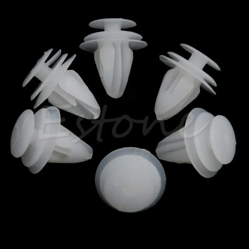 

20Pcs Vehicle Car Plastic 10.1mm Hole Rivets Fastener Door Bumper Clip RXBE