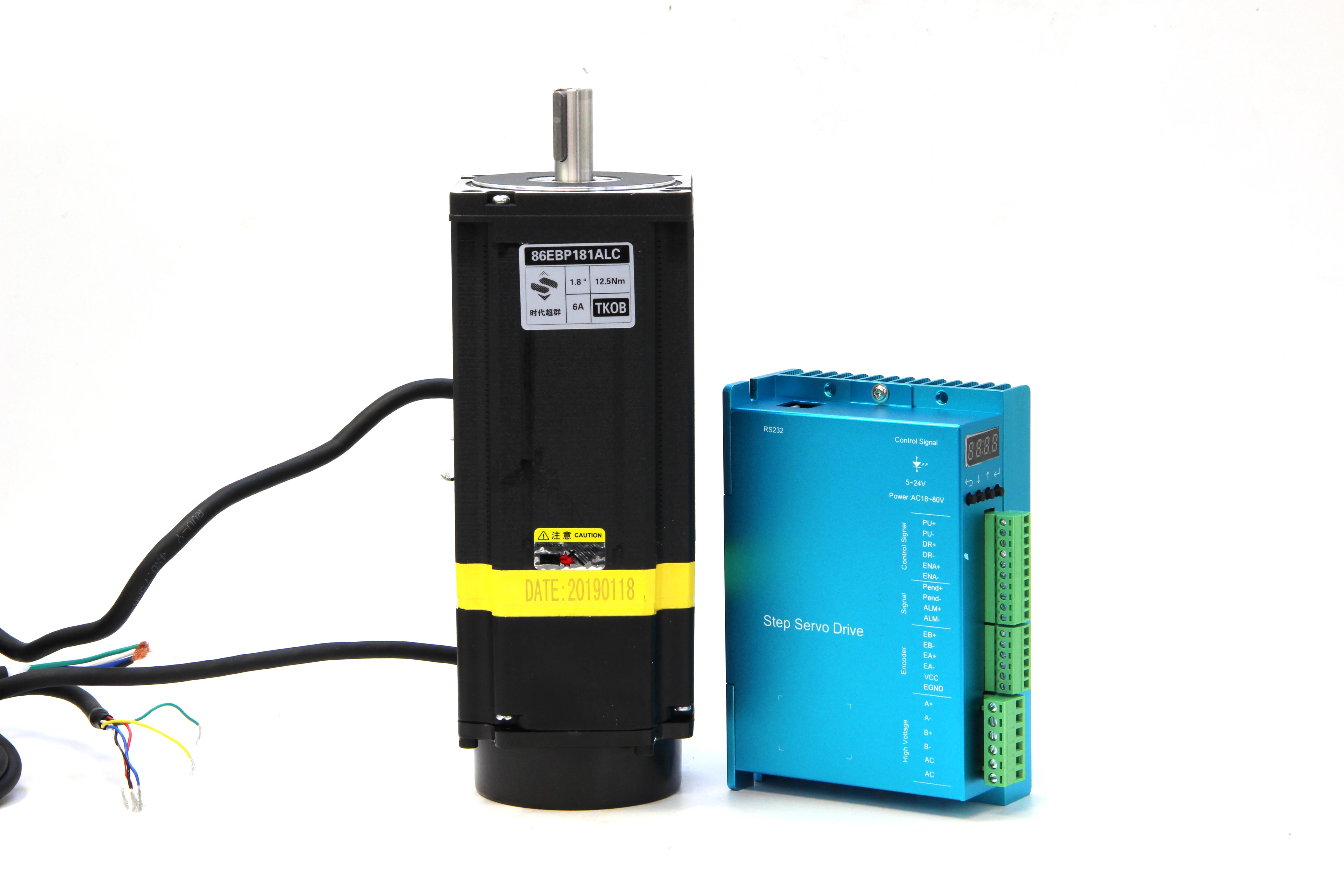 Сервомотор Nema34 с замкнутым циклом + цифровой дисплей комплект привода 12 5н. М