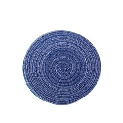 5PCS Blue 5 шт./партия круглая подставка под прибор сушильная обеденная термостойкая прокладка сковорода кофейная подставка для чайных бирдекели подставка для горячих салфетки под горшки коврики - Цвет: 5PCS Blue