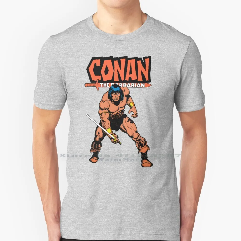 

Комиксы Conan «варвар» из 100% чистого хлопка, забавные мультяшные комиксы «милая любовь», ретро-анимация, аниме, катана, Джик, фильмы