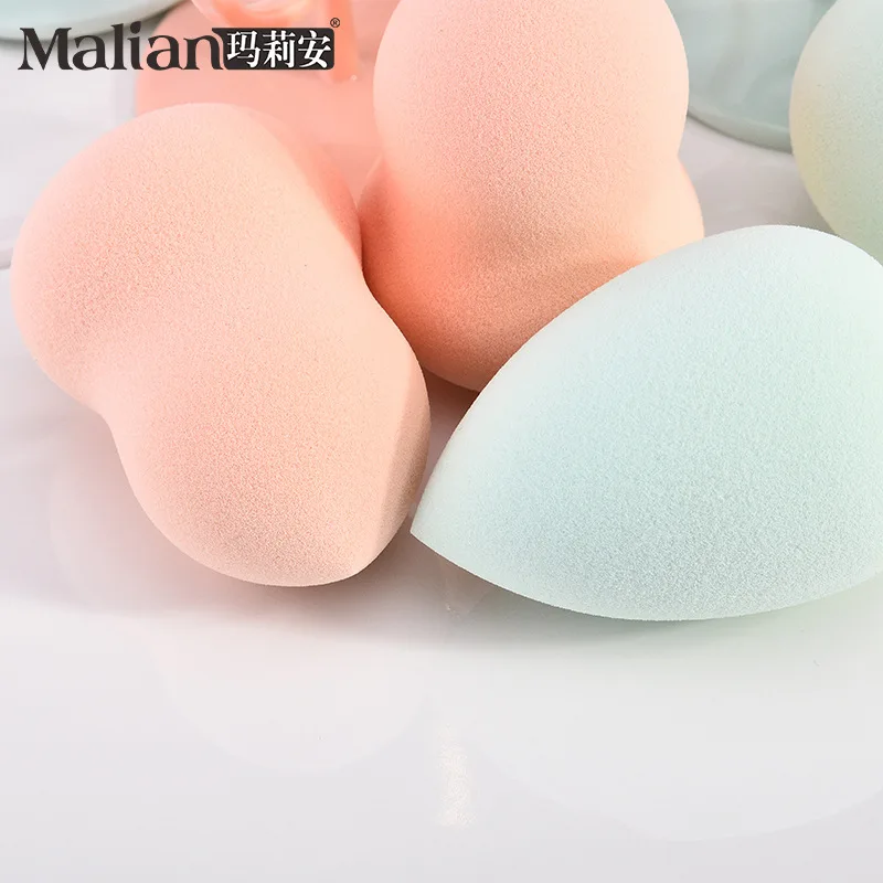 Makeup Puff Egg Dry and Wet Not Eat Powder Super Soft Cosmetic Egg Facial Powder Foundation Sponge Puff Portable Makeup Tools