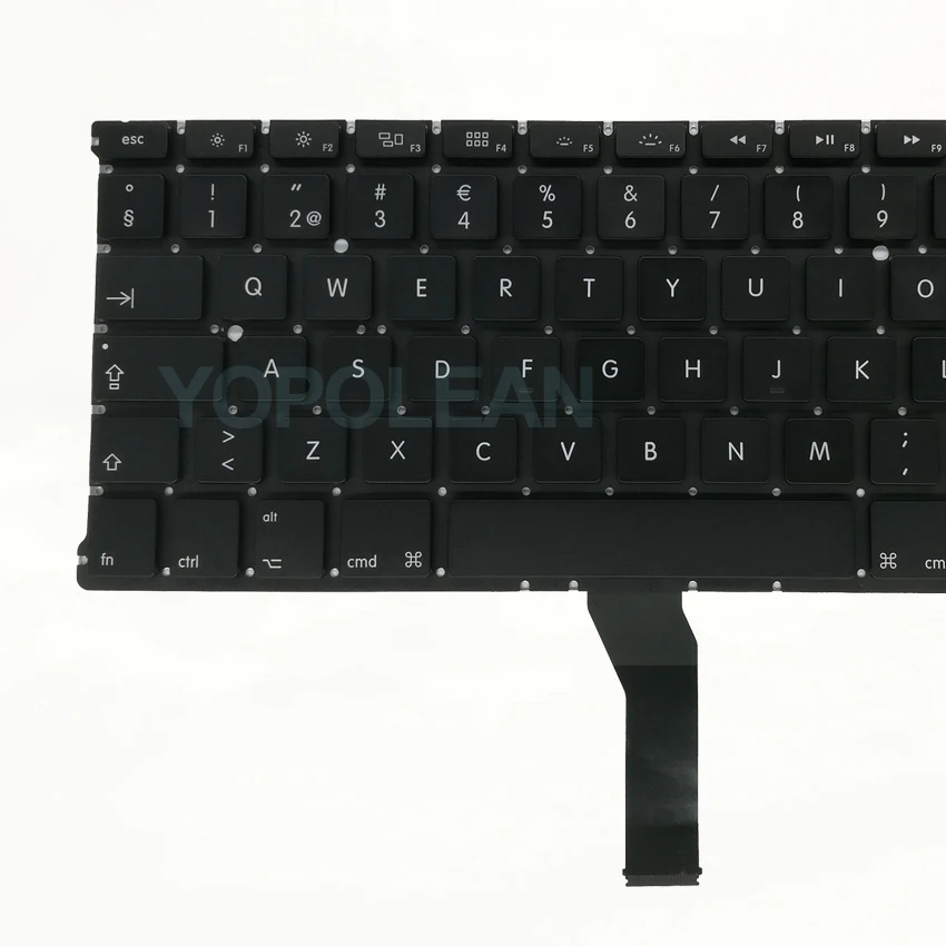 Новая шведская Клавиатура для ноутбука Macbook Air 13 дюймов A1369 A1466 kkeyboard 2011 2017