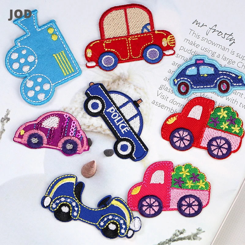 Детские нашивки для автомобиля одежда мальчиков милые значки с рисунками из
