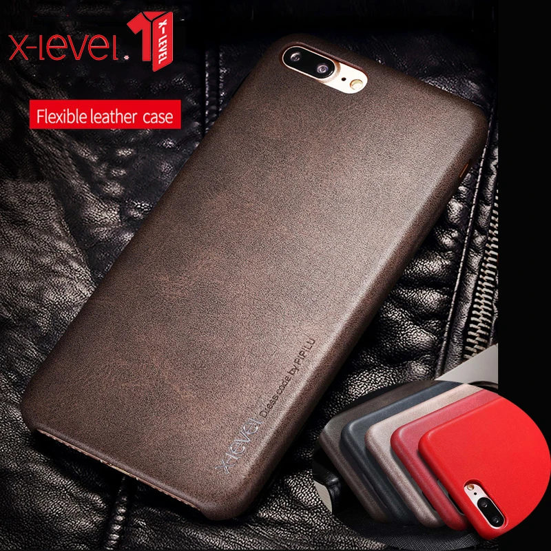 Для iPhone XS чехол для MAX XR, X-Level, роскошный винтажный кожаный чехол для iPhone 6 6s Plus, чехол на заднюю панель для iPhone 7, 8, 8 plus, hoesje
