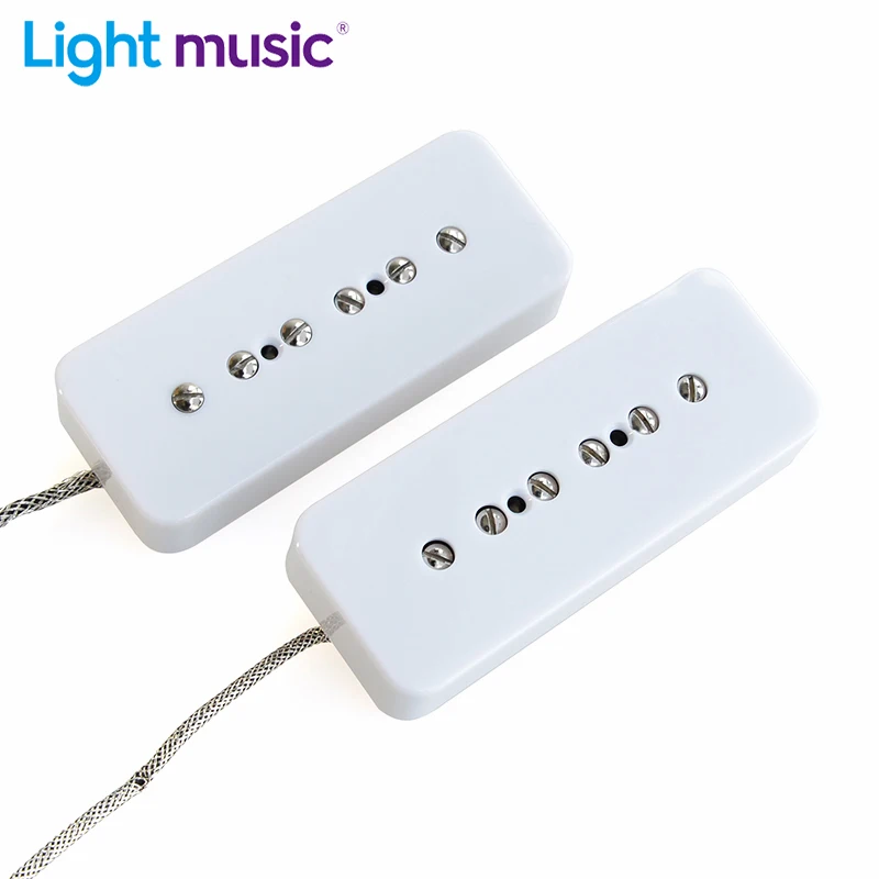 

Alnico 5 Soapbar P90 звукосниматель гитары шеи и моста звукосниматели белые аксессуары для гитары