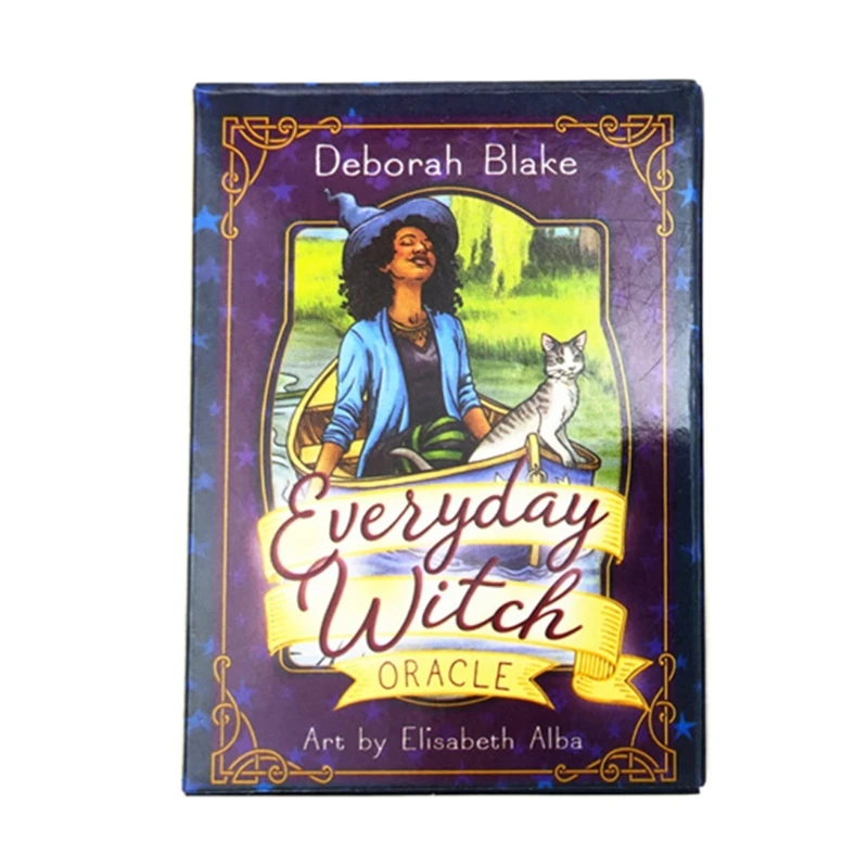 

Everyday Witch Oracle 40 Cards Deck Tarot Full English Family Party Board Game Astrology Divination Fate