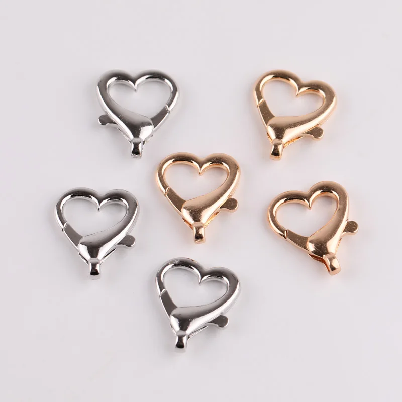 6 шт. подвеска с пряжкой Лобстер в виде сердца аксессуары для самостоятельного