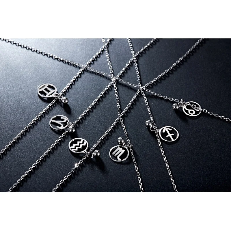 Женское вечерние е из серебра 925 пробы с подвеской в виде зодиака | Украшения и