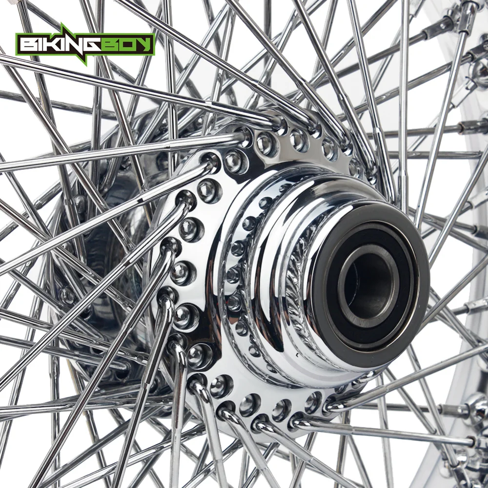 

BIKINGBOY 16"x 3.5" Front Wheel Rim Hub 80 Spokes For Harley Heritage Softail Dyna Touring 2000 2001 2002 2003 2004 2005 2006